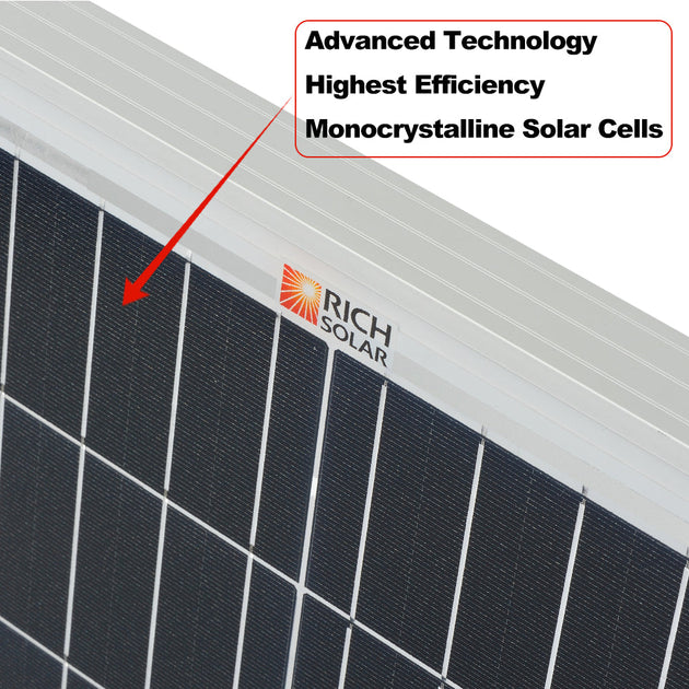 Rich Solar 200W 24V Solar Panel For RVs And Off Grid Use