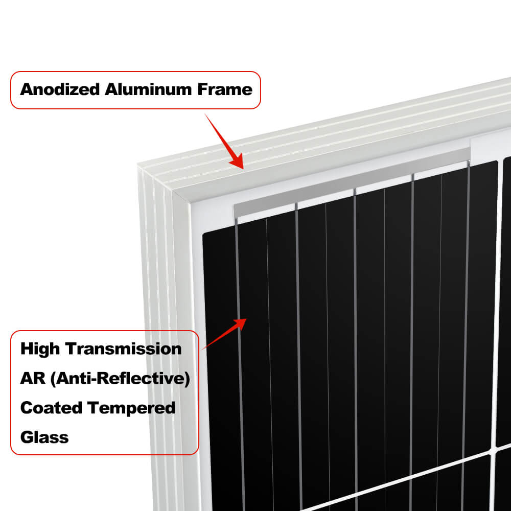 Rich Solar 200 Watt MEGA Solar Panel 12V Off Grid UL Certified