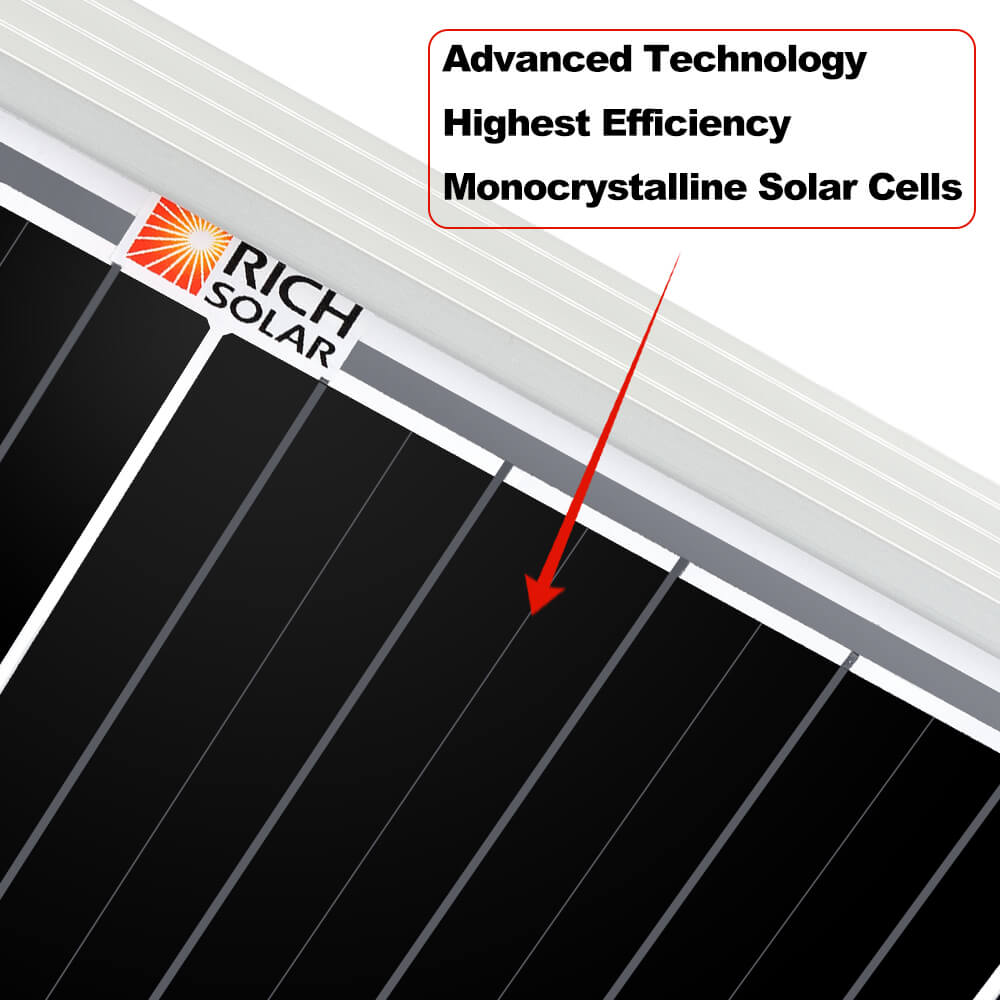 Rich Solar 200 Watt MEGA Solar Panel 12V Off Grid UL Certified