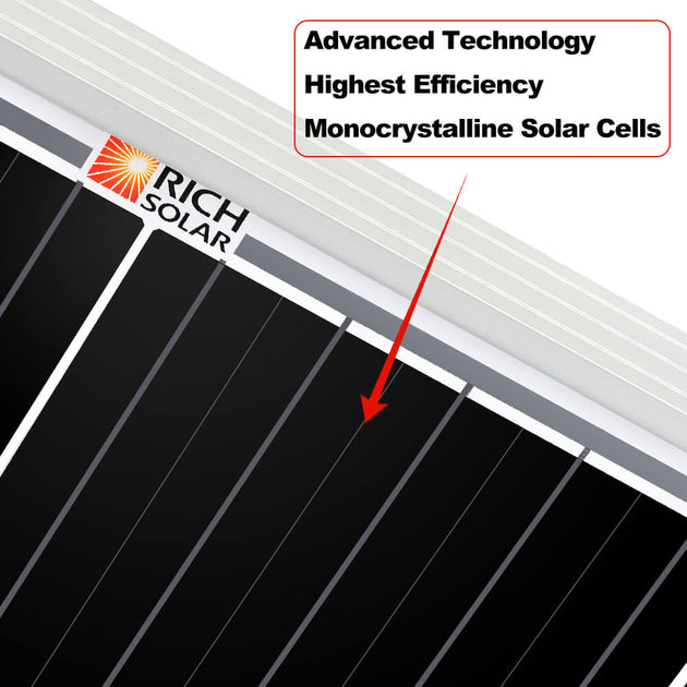 Rich Solar 200 Watt MEGA Solar Panel 12V Off Grid UL Certified