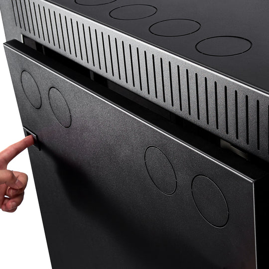 Rich Solar 6 Slot Alpha 5 Pro Server Rack With Wheels Pre Assembled