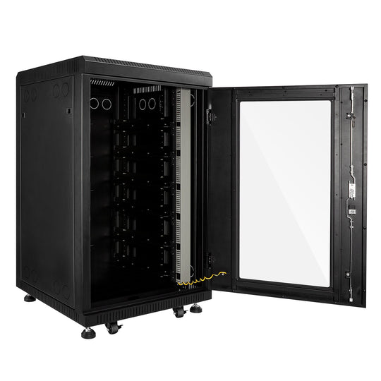 Rich Solar 6 Slot Alpha 5 Pro Server Rack With Wheels Pre Assembled