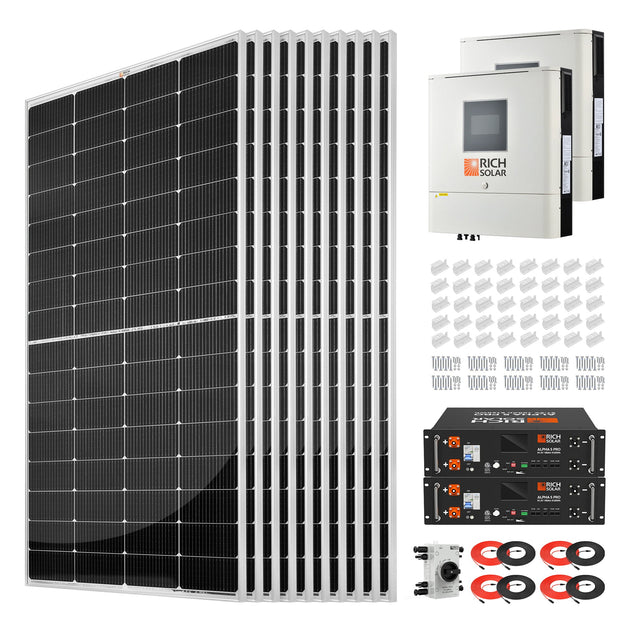 Rich Solar 2500 Watt 48V Off Grid Solar Power Kit
