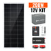 Rich Solar 200W Complete Solar Kit With Charge Controller