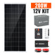 Rich Solar 200W Complete Solar Kit With Charge Controller