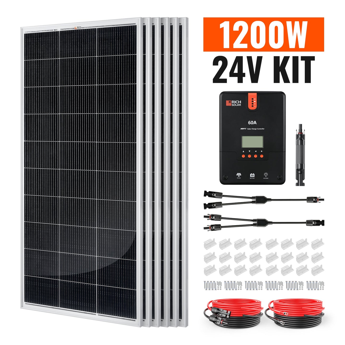 Rich Solar 1200W Off Grid Solar Panel Kit