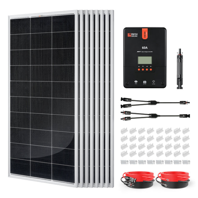 Rich Solar 1600W Off Grid Solar Kit With Charger