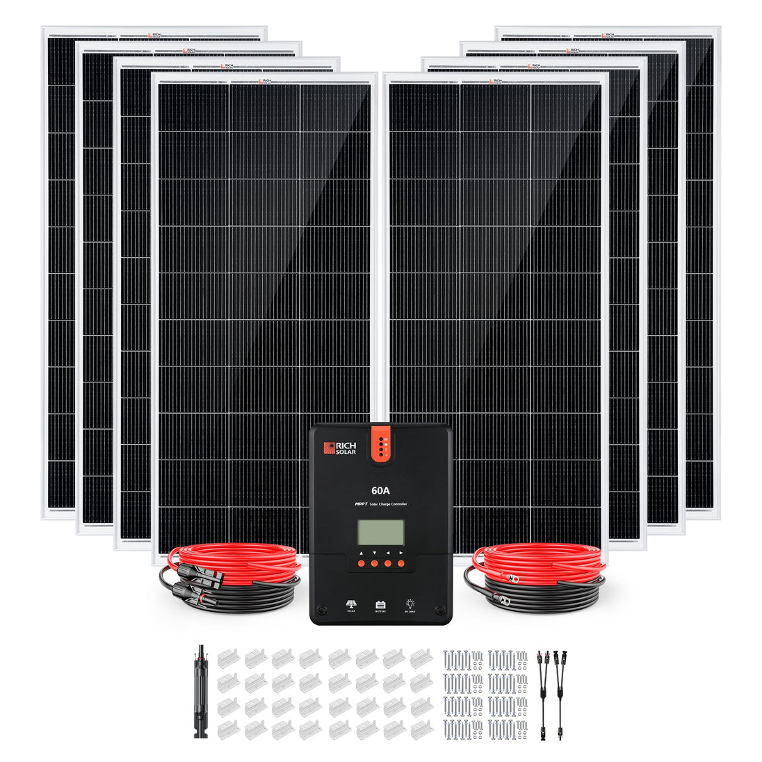 Rich Solar 1600W Off Grid Solar Kit With Charger