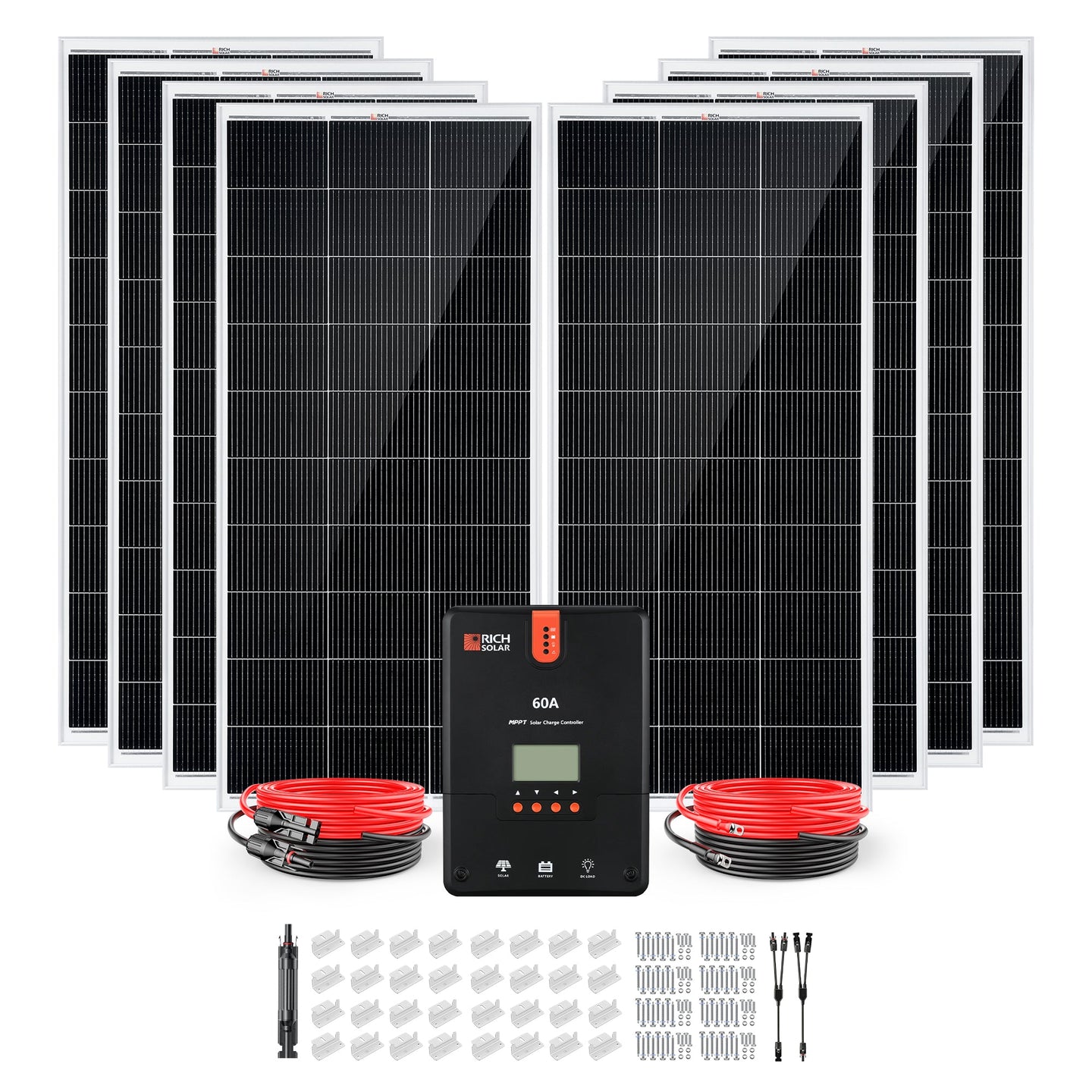 Rich Solar 1600W Off Grid Solar Kit With Charger