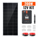 Rich Solar 200W Solar Panel Kit With Charge Controller