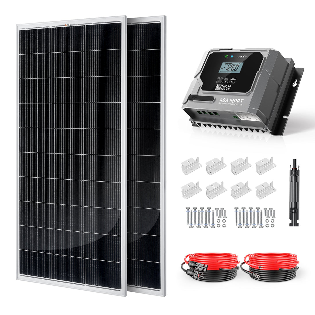 Rich Solar 400W Solar Panel Kit With Charger
