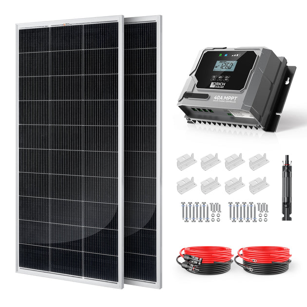 Rich Solar 400W Solar Panel Kit With Charger