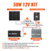 Rich Solar 50W Solar Panel Kit With 20A MPPT Controller