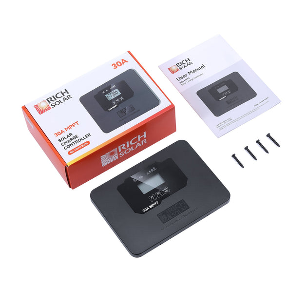 Rich Solar Bravo Pro 30A MPPT Solar Charge Controller 12V 24V
