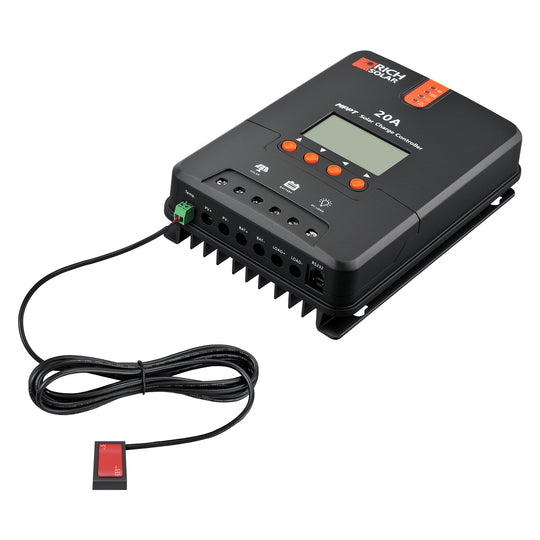 Rich Solar 20A MPPT Solar Charge Controller Efficient Charging
