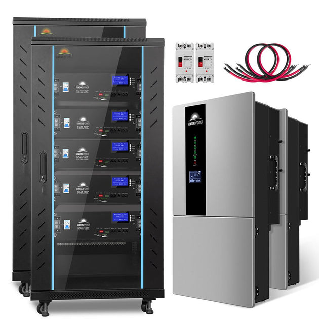 SunGoldPower 11.4kW Solar Kit With 51.2kWh Battery Backup