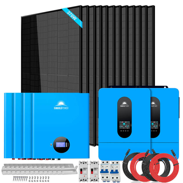 SunGoldPower 13kW Off Grid Solar Kit With 20kWh Battery