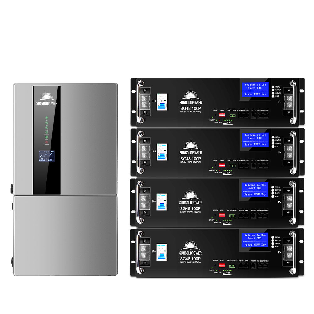 SunGoldPower 7.6KW 48V Hybrid Inverter With Solar Charger