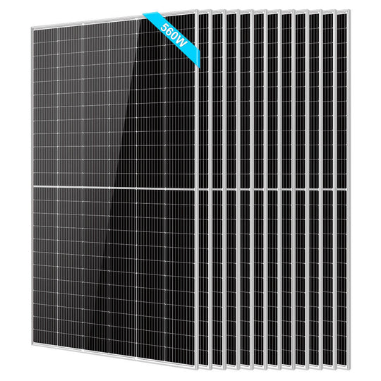 SunGoldPower 560W Bifacial PERC Solar Panel High Efficiency