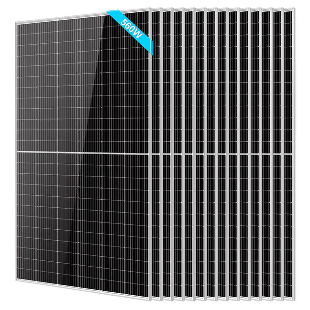 SunGoldPower 560W Bifacial PERC Solar Panel High Efficiency