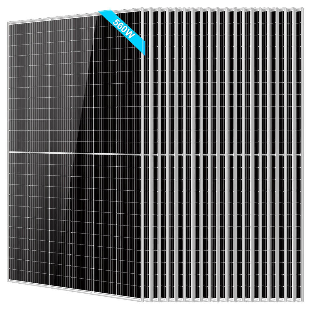 SunGoldPower 560W Bifacial PERC Solar Panel High Efficiency