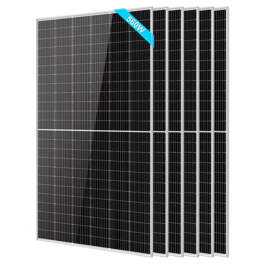 SunGoldPower 560W Bifacial PERC Solar Panel High Efficiency