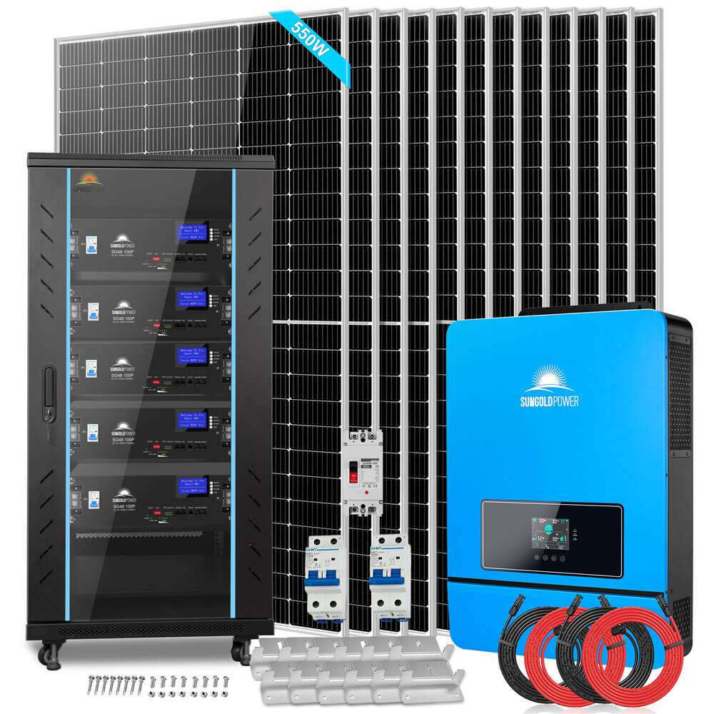 SunGoldPower 10kW Off Grid Solar Kit With 25.6kWh Battery