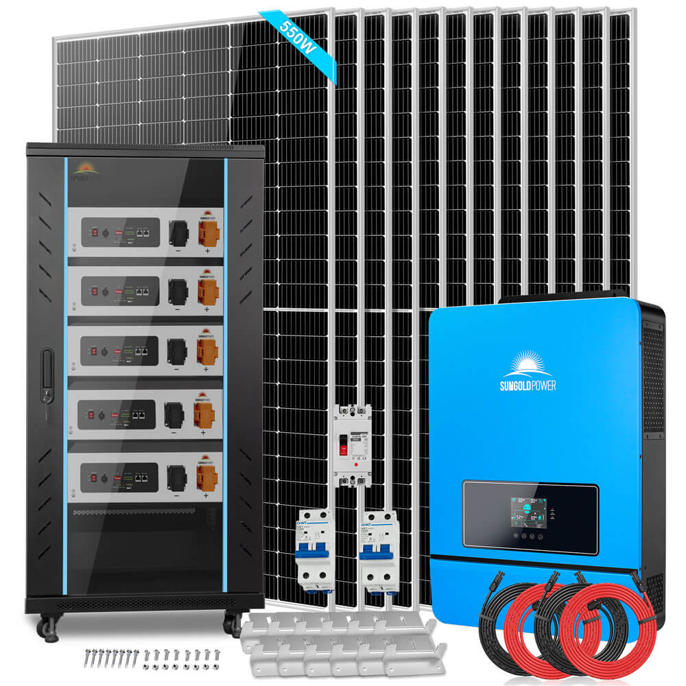 SunGoldPower 10kW Off Grid Solar Kit With 25.6kWh Battery