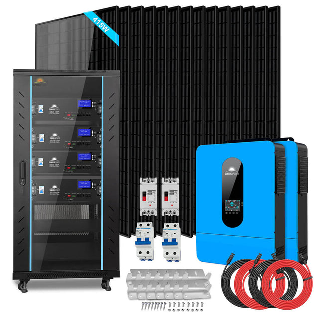 SunGoldPower 13kW Off Grid Solar Kit With 20kWh Lithium Battery