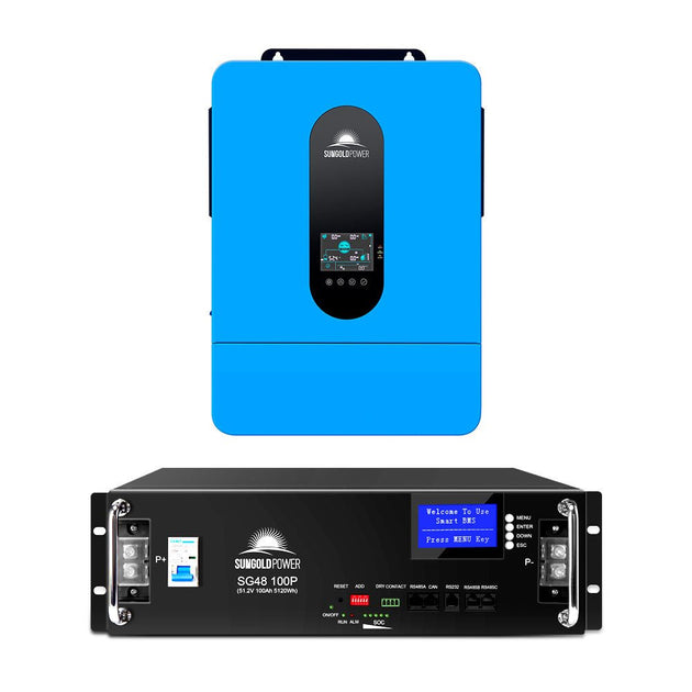 SunGoldPower 6.5kW 48V Solar Inverter Split Phase Output