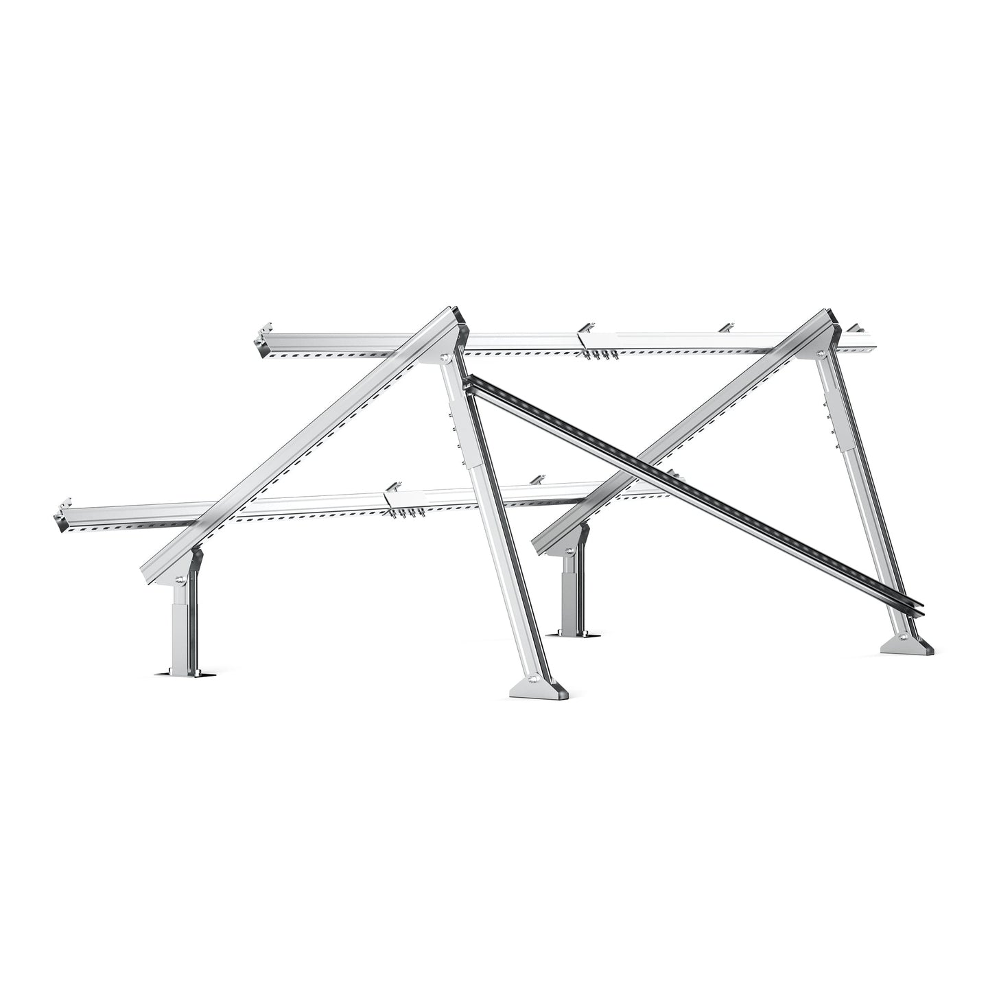 Rich Solar Adjustable Ground Mount For 1 4 Solar Panels