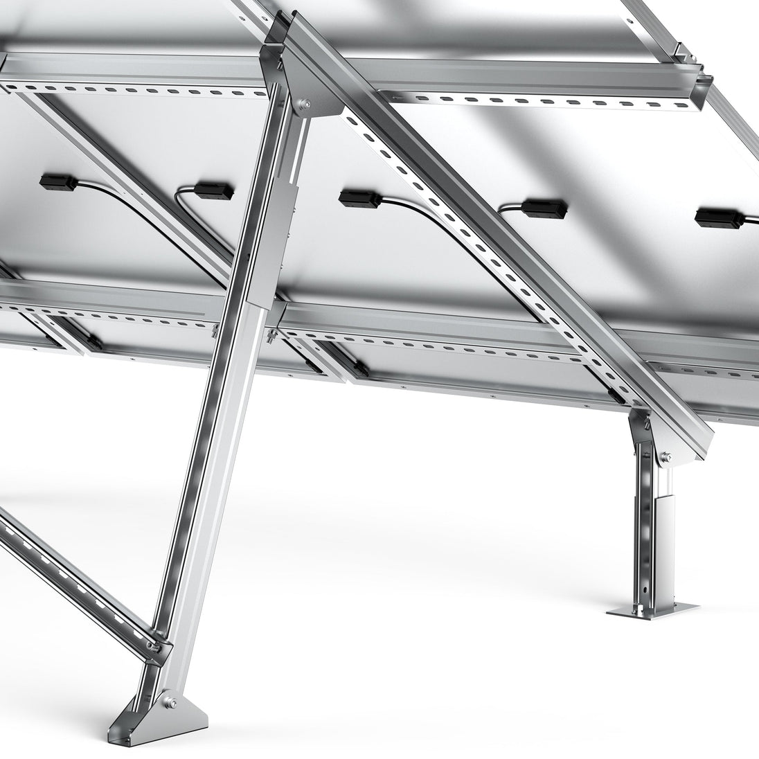 Rich Solar Adjustable Ground Mount For 1 4 Solar Panels