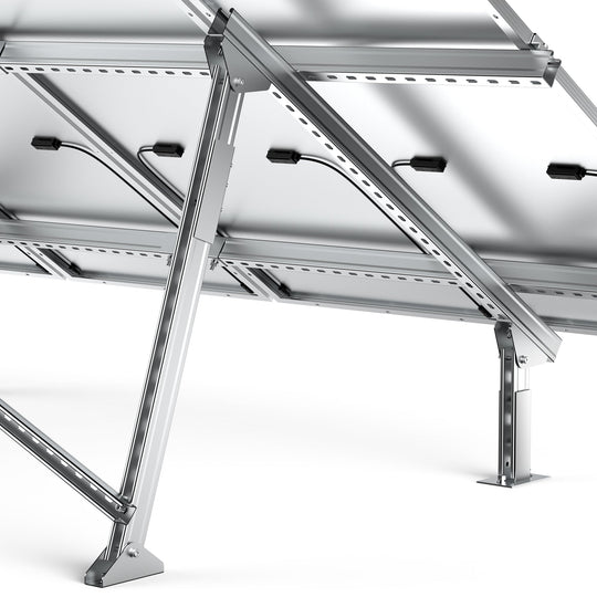 Rich Solar Adjustable Ground Mount For 1 4 Solar Panels