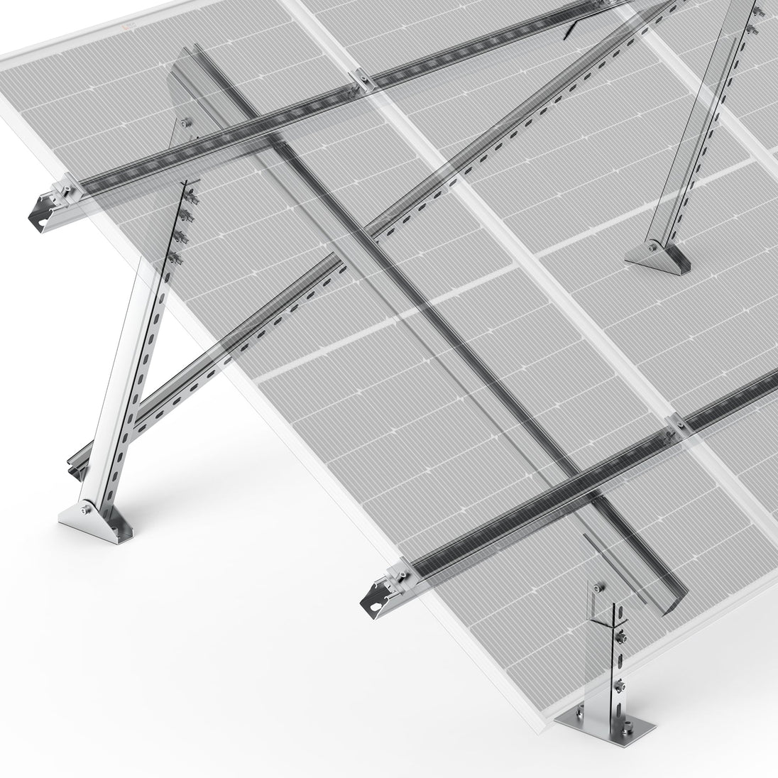 Rich Solar Adjustable Ground Mount For 1 4 Solar Panels