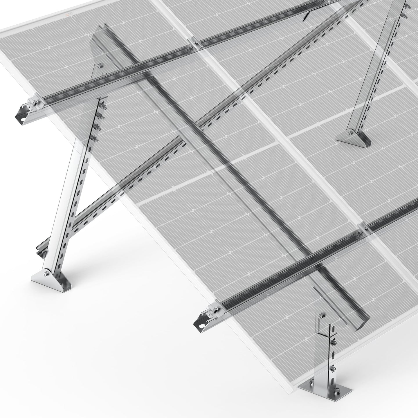 Rich Solar Adjustable Ground Mount For 1 4 Solar Panels