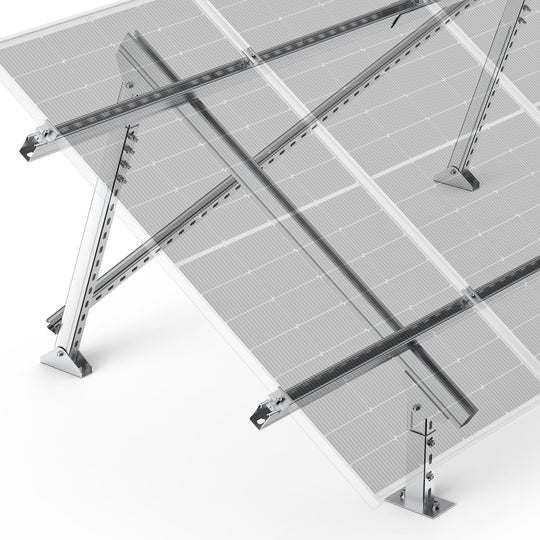 Rich Solar Adjustable Ground Mount For 1 4 Solar Panels
