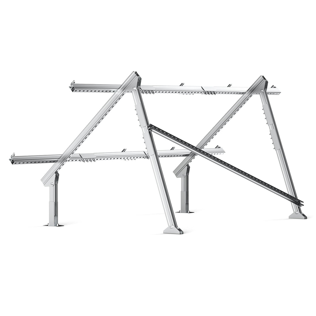 Rich Solar Adjustable Solar Ground Mount For 1 4 Panels