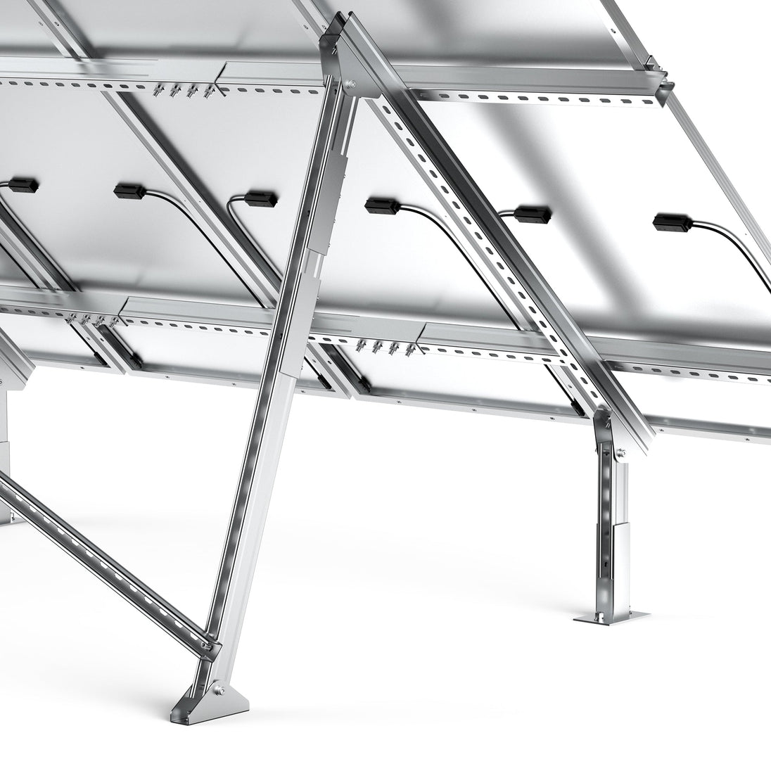 Rich Solar Adjustable Solar Ground Mount For 1 4 Panels