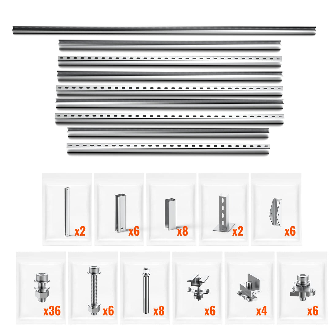 Rich Solar Adjustable Solar Ground Mount For 1 4 Panels