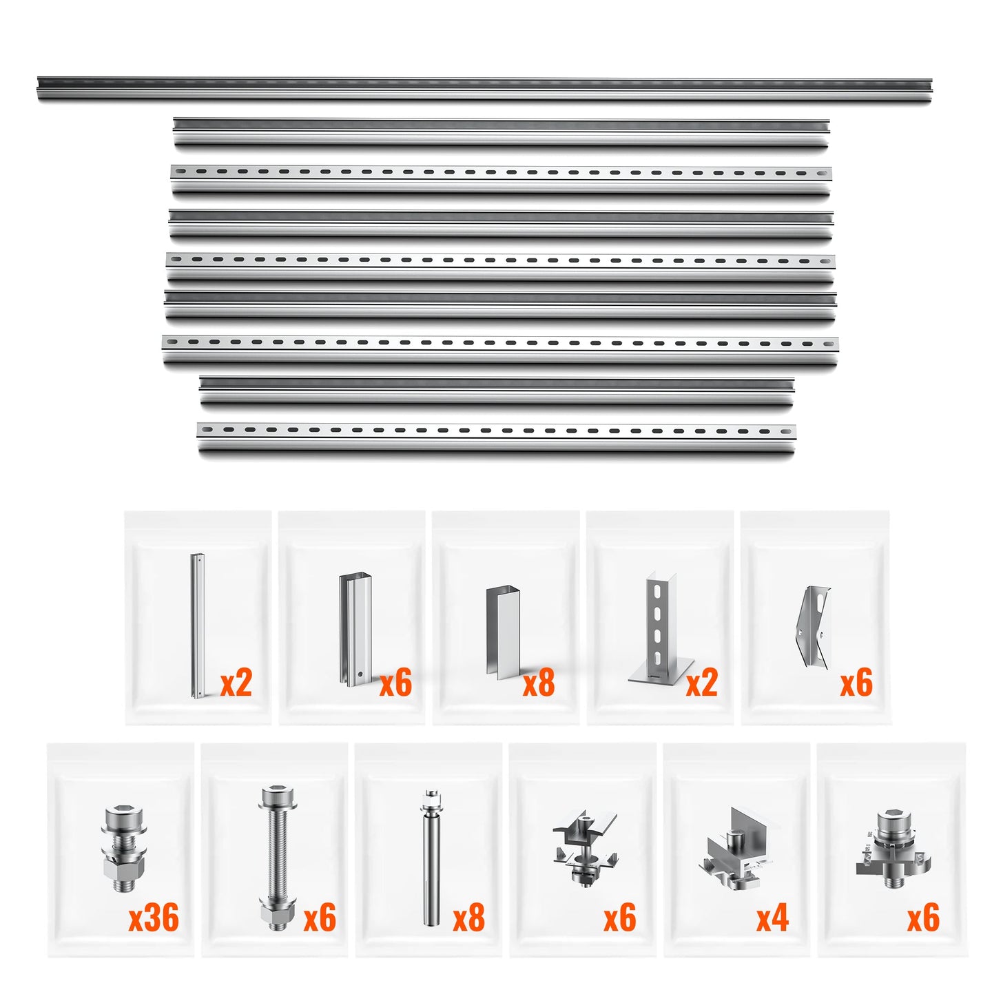 Rich Solar Adjustable Solar Ground Mount For 1 4 Panels
