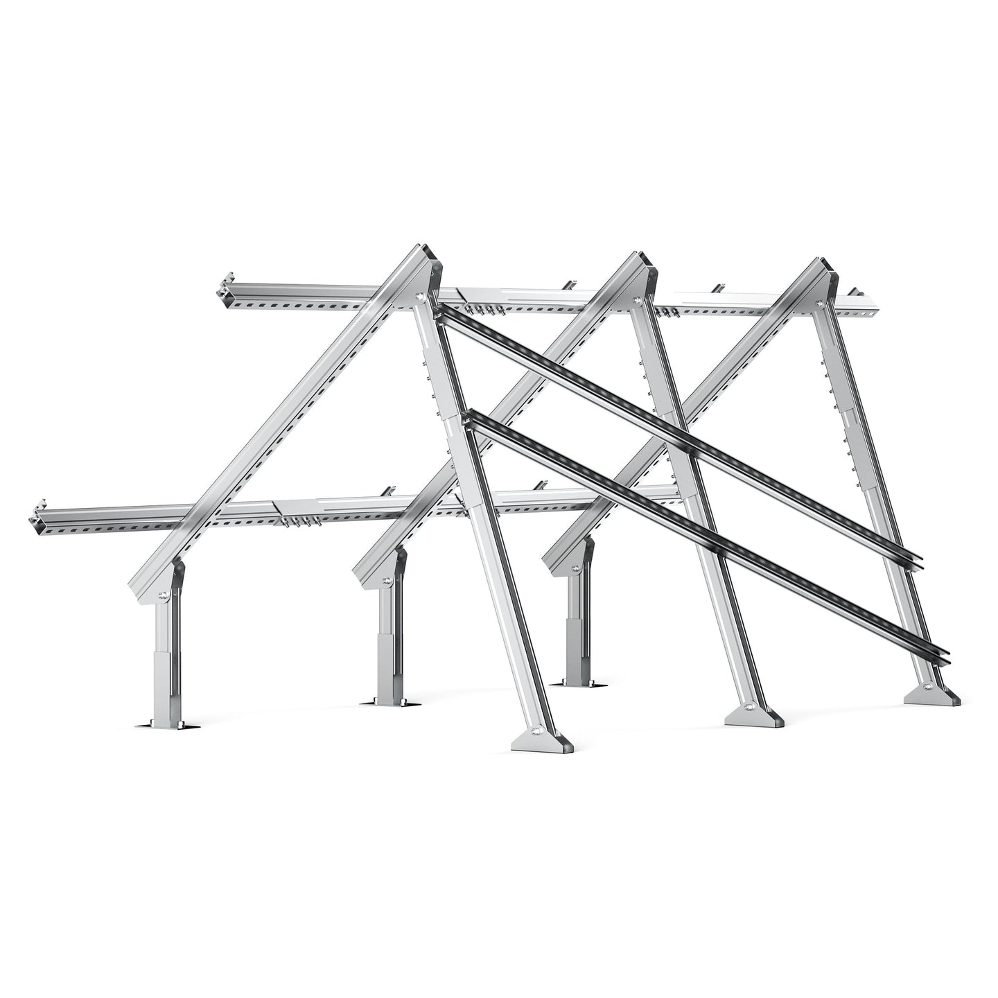 Rich Solar Adjustable 4 Panel Solar Ground Mount Easy Install