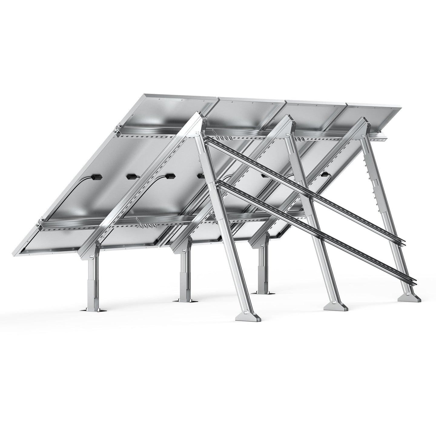 Rich Solar Adjustable 4 Panel Solar Ground Mount Easy Install