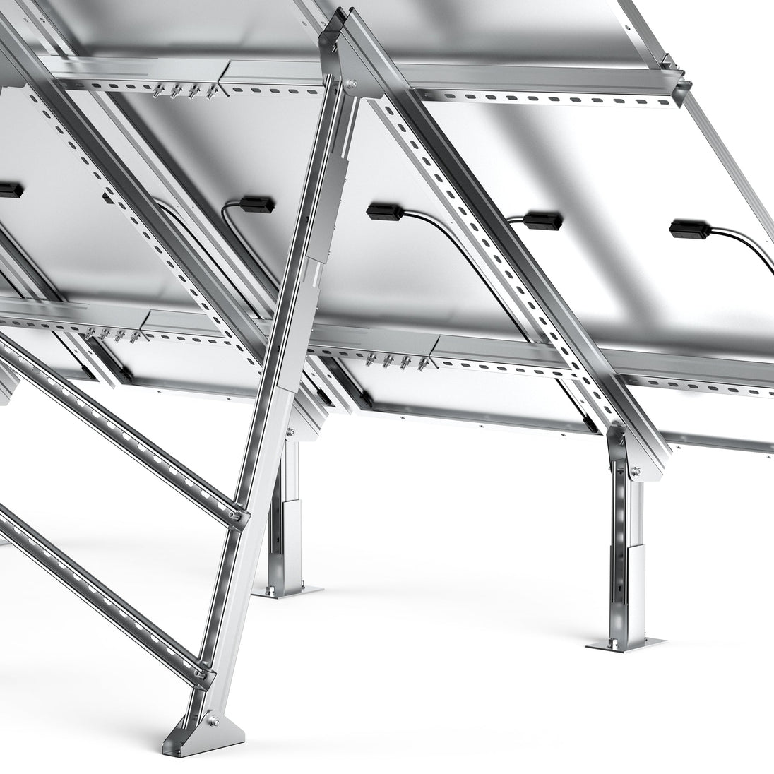 Rich Solar Adjustable 4 Panel Solar Ground Mount Easy Install