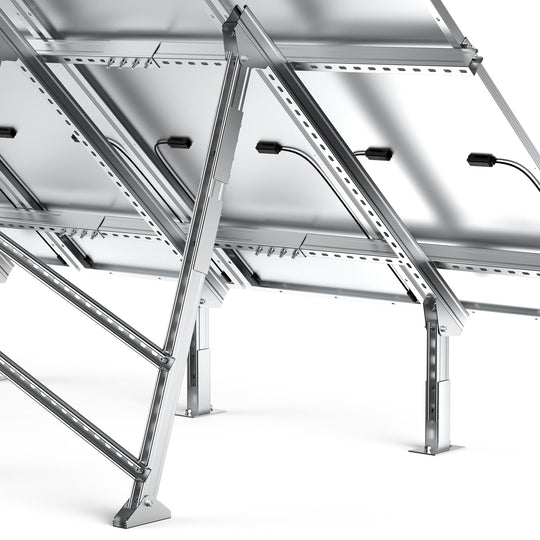 Rich Solar Adjustable 4 Panel Solar Ground Mount Easy Install
