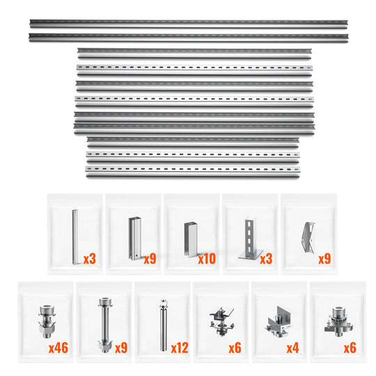 Rich Solar Adjustable 4 Panel Solar Ground Mount Easy Install