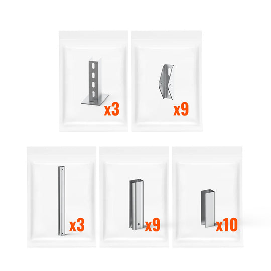 Rich Solar Adjustable 4 Panel Solar Ground Mount Easy Install