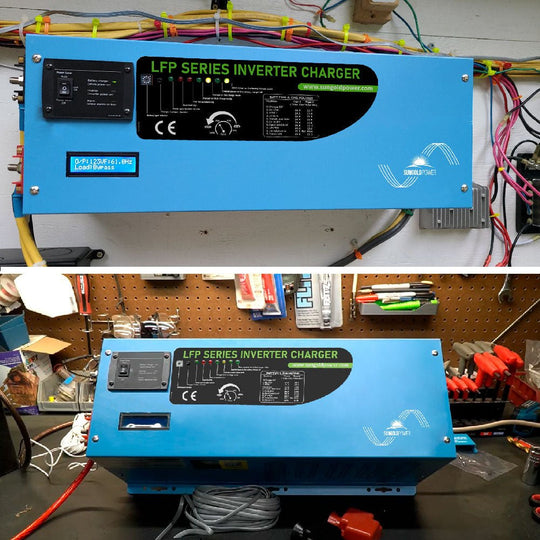 SunGoldPower 4000W 12V Pure Sine Wave Inverter Charger