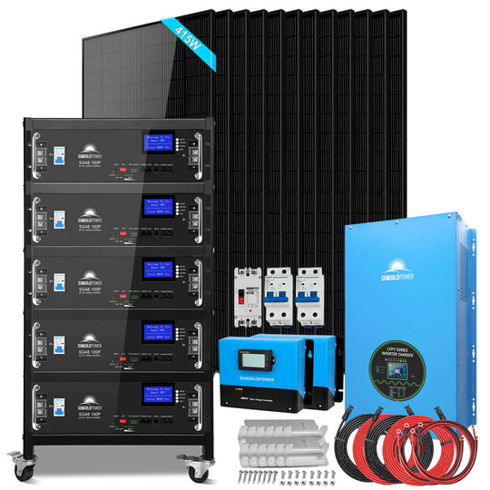 SunGoldPower 18kW Off Grid Solar Kit with LiFePO4 Battery